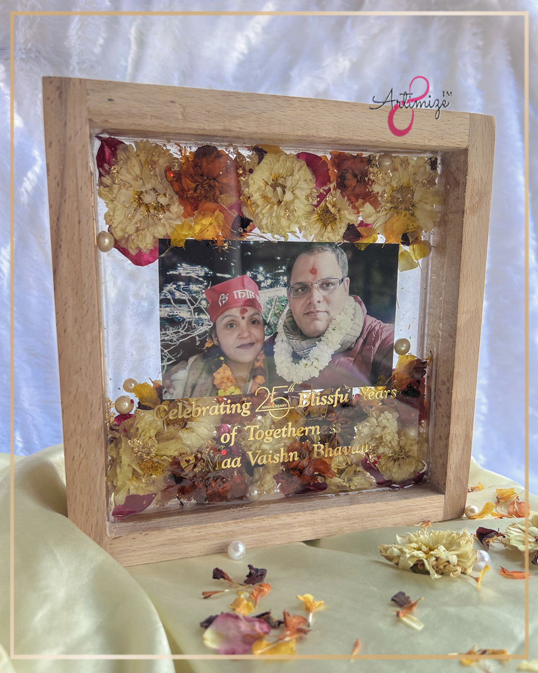 Varmala Preserved Wall Decor - Wedding Anniversary Gifts
