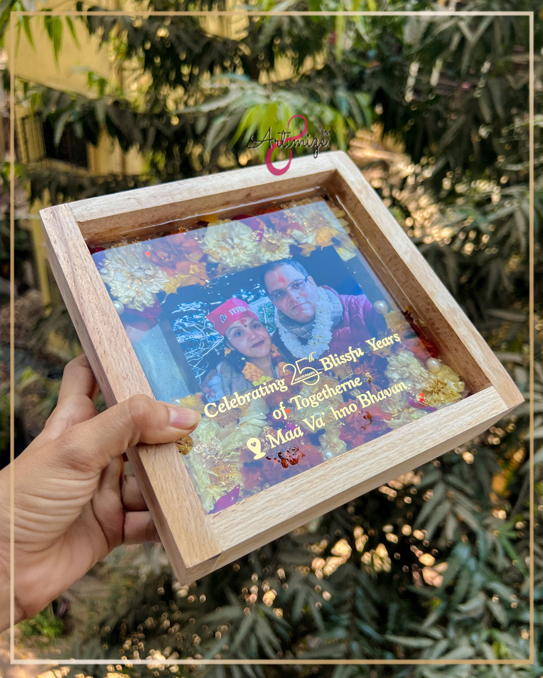 Varmala Preserved Wall Decor - Wedding Anniversary Gifts