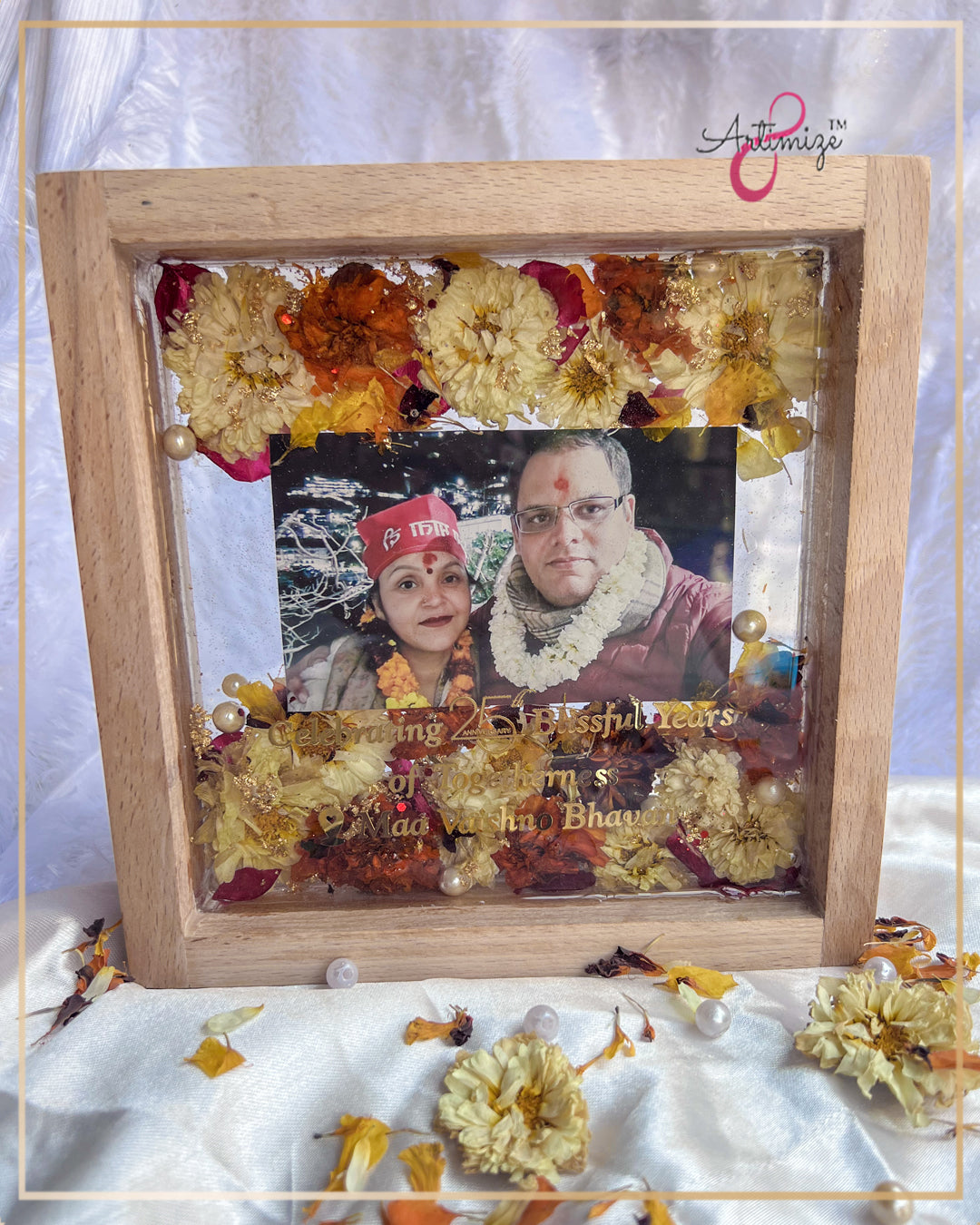 Varmala Preserved Wall Decor - Wedding Anniversary Gifts