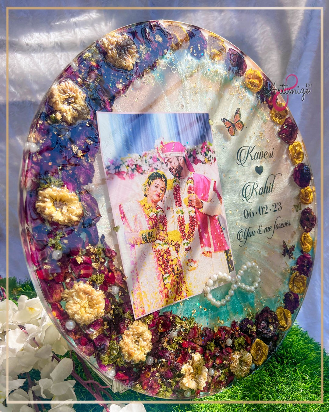 Varmala Preserved Wall Art – Eternal Wedding Memory - DV19